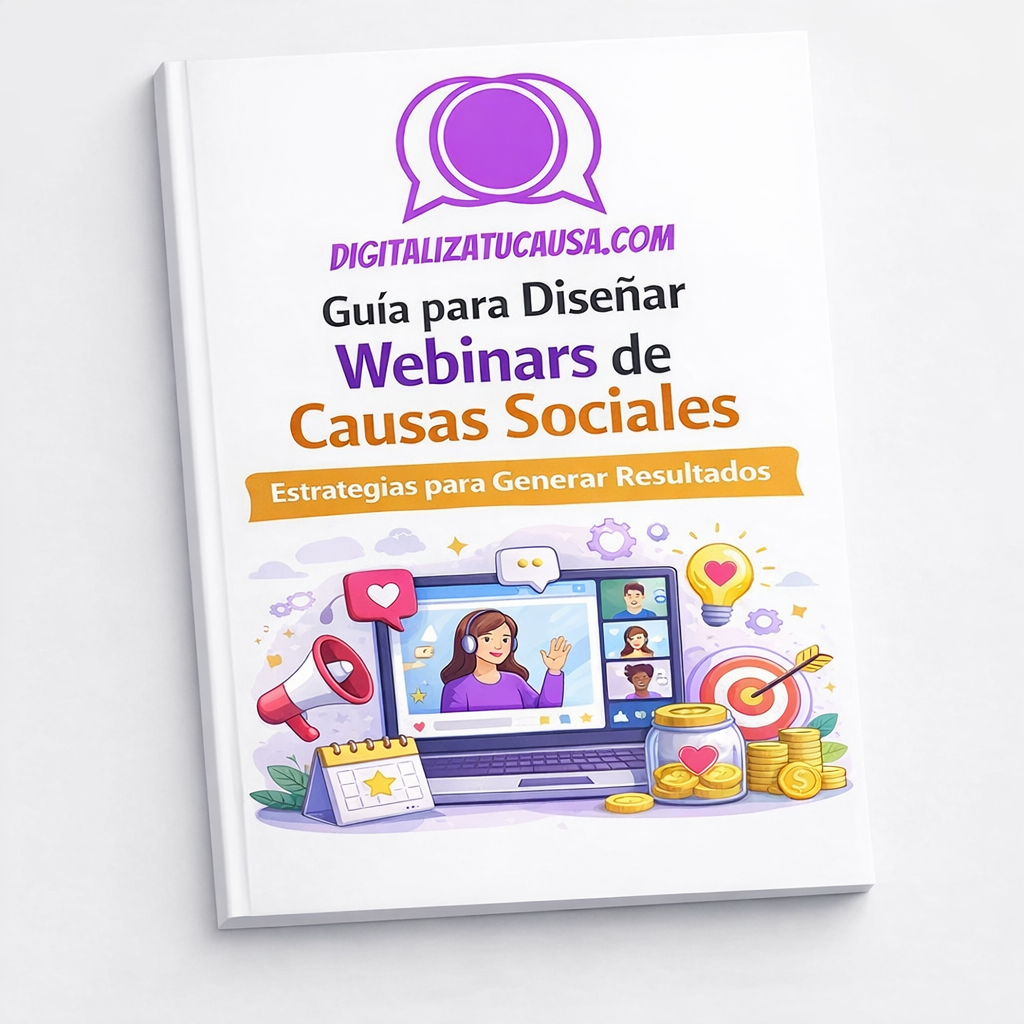Diseño de webinars para causas sociales